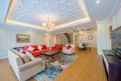 Three-Bedroom Villa with Garden View