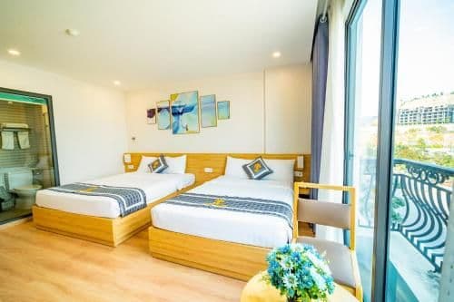 Quadruple Room with Sea View