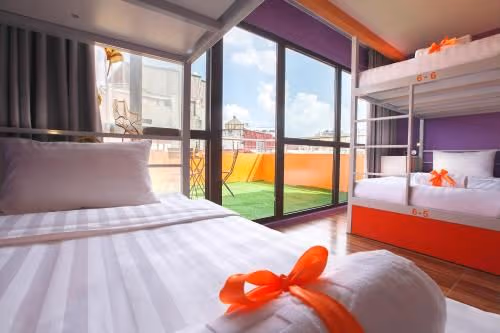 Bed in 6-Bed Female Dormitory Room