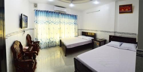 Budget Double Room with Two Double Beds