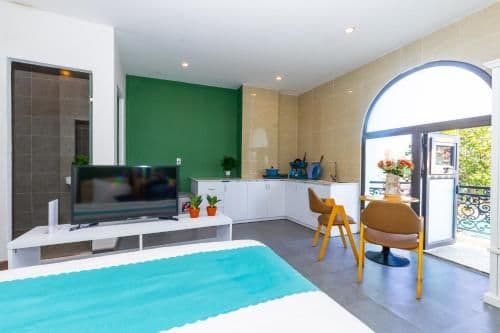 Studio with Balcony