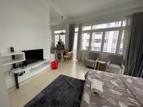 Studio with Balcony