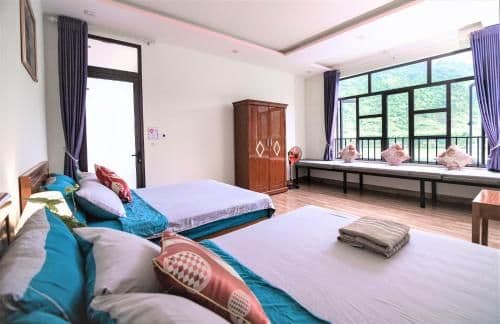 Deluxe Family Room with Balcony and River View