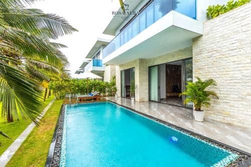 Beach Front Three-Bedroom Villa