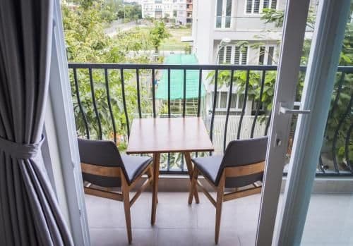 Studio with Balcony