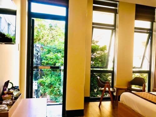 Deluxe Double Room with Balcony and City View