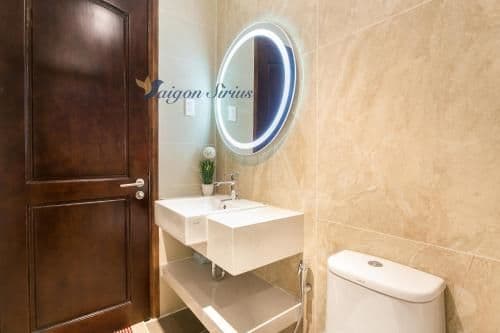 Three-Bedroom Apartment with Balcony and River View