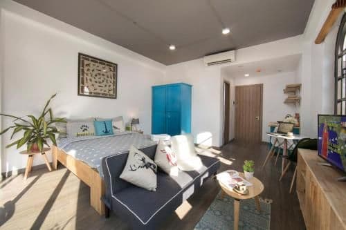 Studio with Balcony