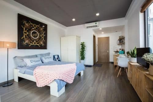 Studio with Balcony