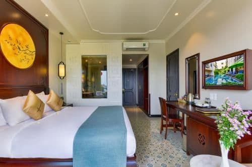 Super Deluxe Double Room with Balcony and River View
