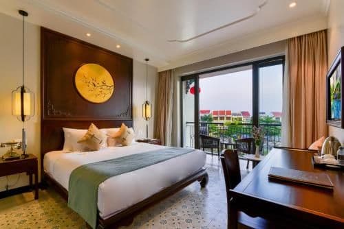 Super Deluxe Double Room with Balcony and River View