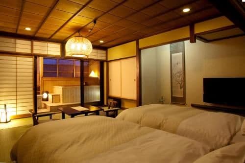 Twin Room with Open-Air Bath