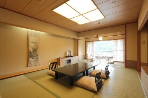 Japanese-Style Room with Open-Air Bath