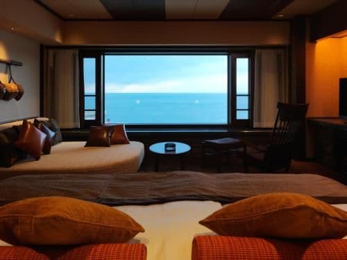 Okhotsk Club Twin Bed Room with Tatami Area