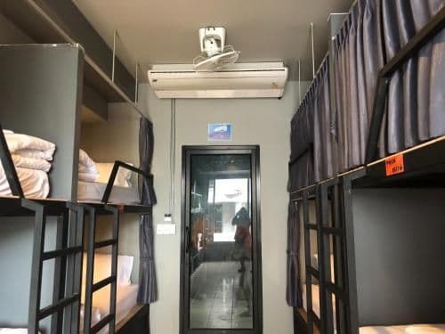 Bed in 12-Bed Male Dormitory Room
