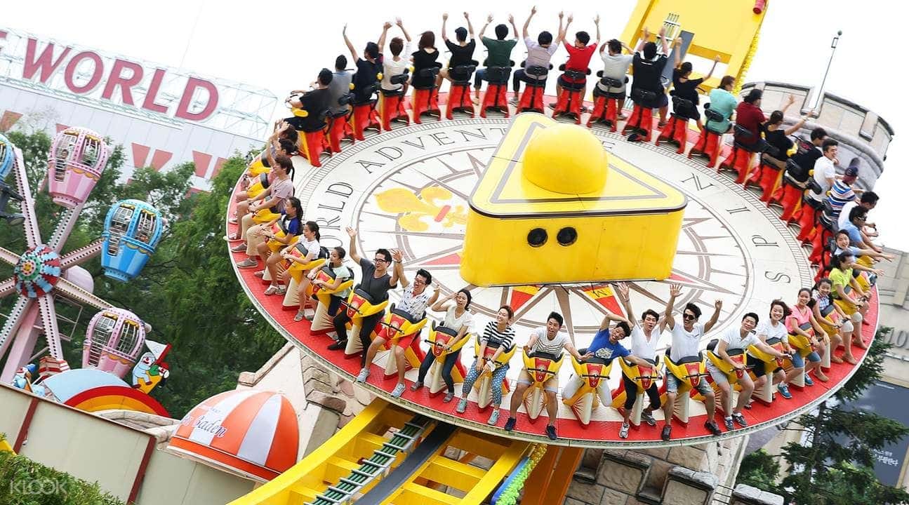 Yongin/Gapyeong Zipline and Nami Island/Everland Private Day Trip from Seoul1