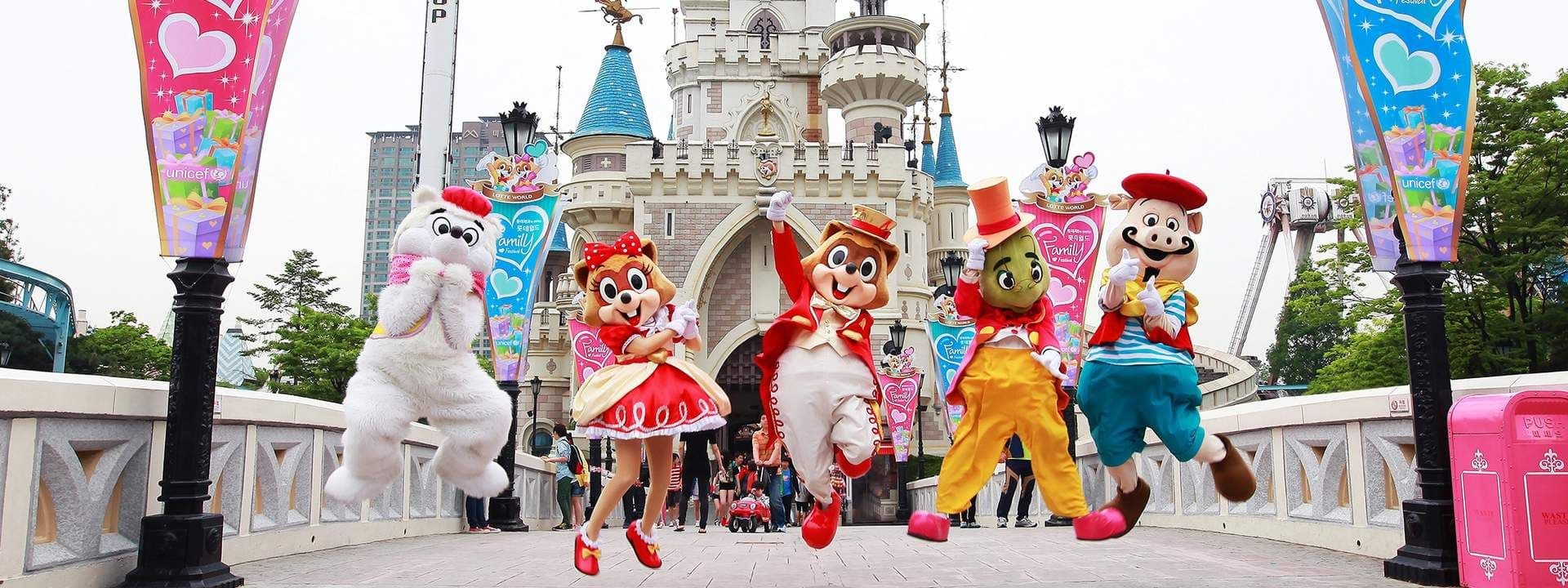 Yongin/Gapyeong Zipline and Nami Island/Everland Private Day Trip from Seoul