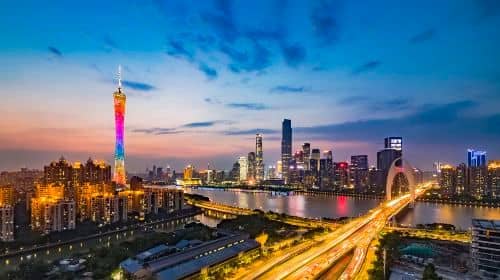 Guangzhou Private Night Tour of Canton Tower and Pearl River (Zhujiang)