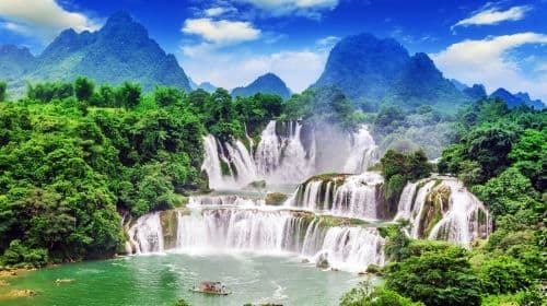 ทัวร์ส่วนตัวหนึ่งวันในหนานหนิง: เสาหลักที่ 53 ของจีน-เวียดนาม น้ำตกข้ามชาติเต๋อเทียน