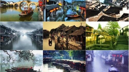 ทัวร์หมู่บ้านน้ำ จูเจียเจียว โจวจวง ซีถัง ถงหลี่ ฯลฯ พร้อมคนขับรถชาวอังกฤษ