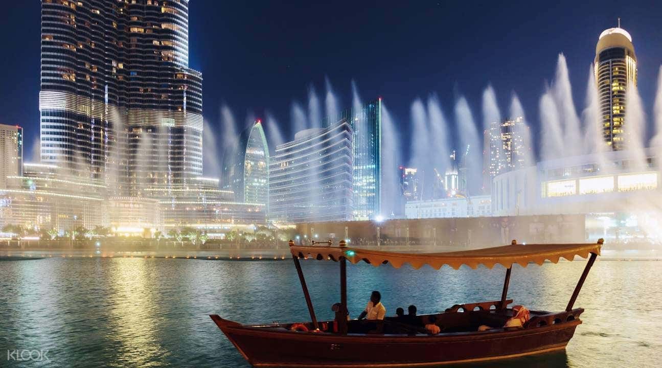 Dubai Fountain Lake Ride3