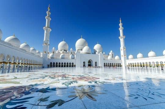 Dubai sightseeing private Falcon Hospital tour with Sheikh Zayed Mosque visit