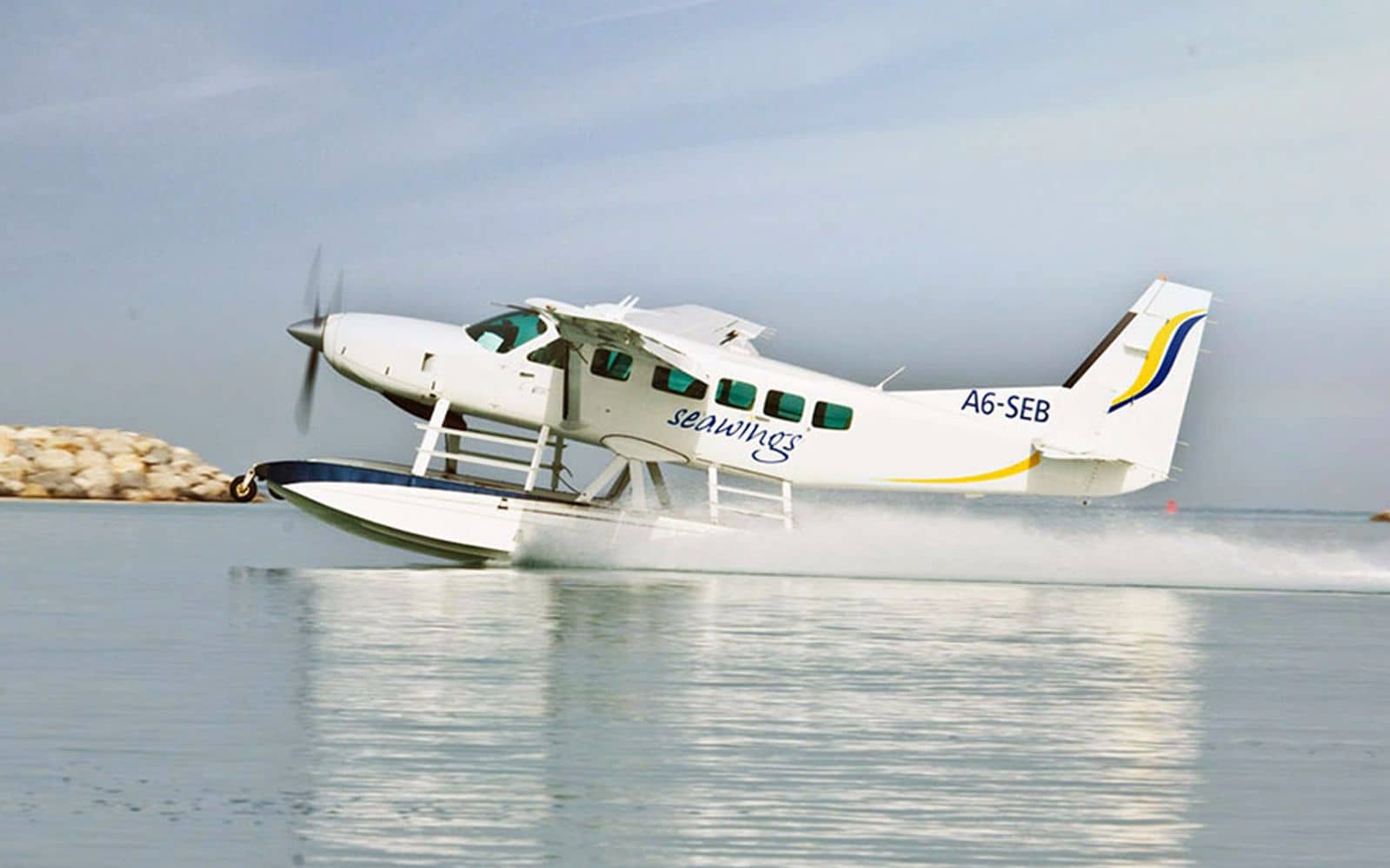 Seaplane Tour and Ferrari World (Dubai to Abu Dhabi)