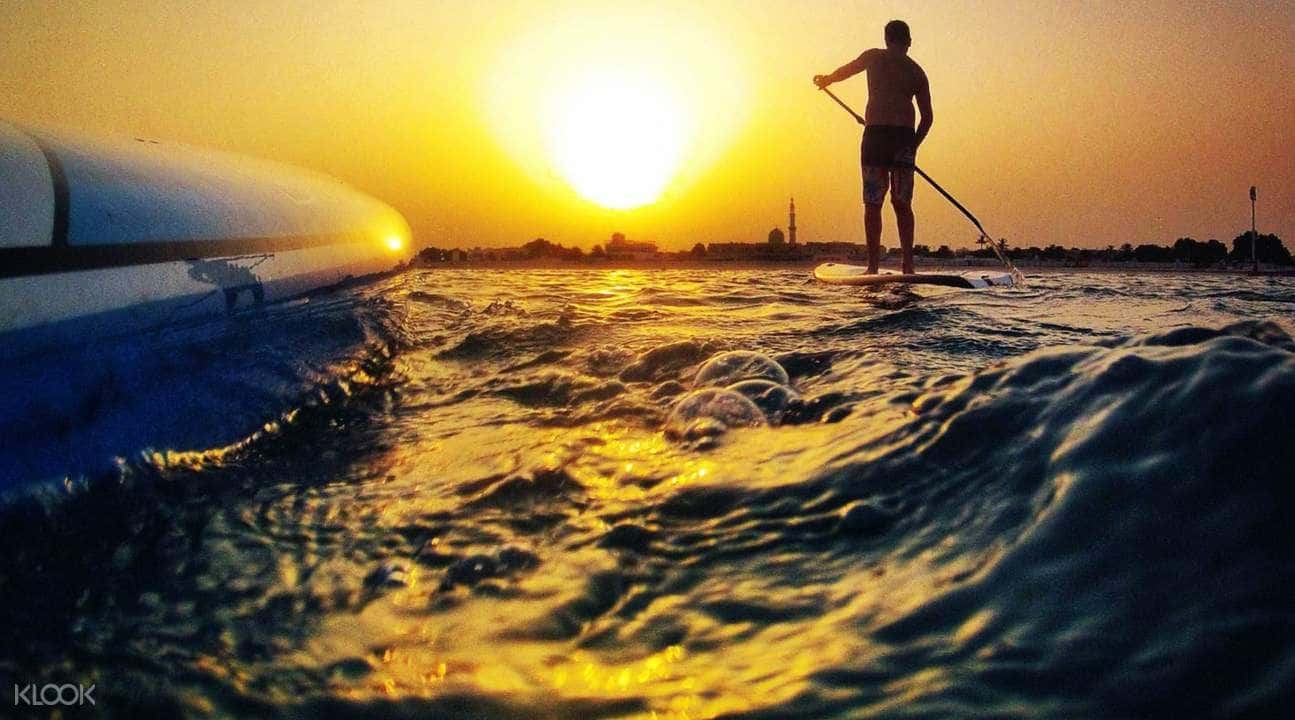 Stand Up Paddle Boarding in Dubai3