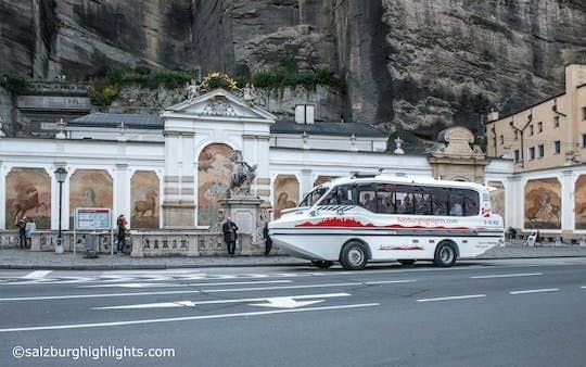 Amphibious bus tour Salzburg