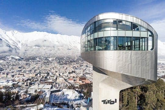 Entrance ticket to Bergisel ski jump arena in Innsbruck