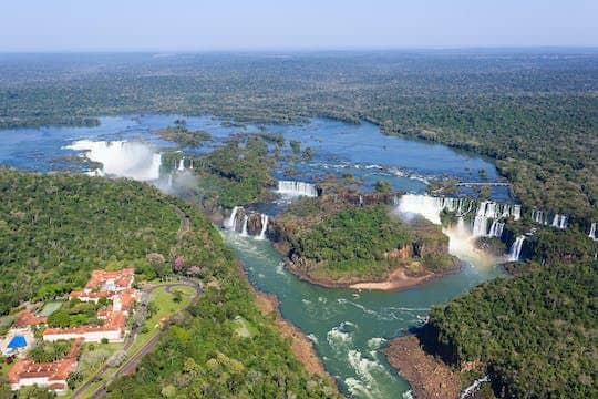 Iguassu Falls Brazil side with optional Macuco safari, helicopter flight, and Bird Park