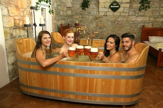 Beer Spa with unlimited beer and massage
