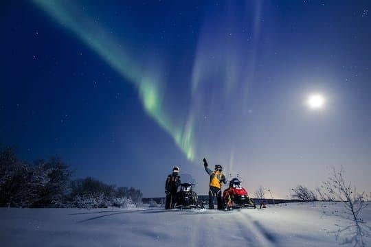 Levi evening snowmobile safari