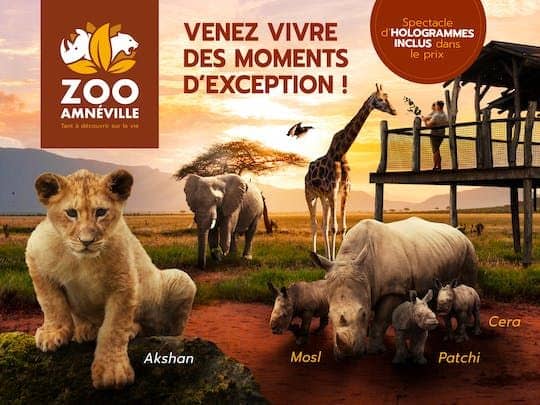 Amnéville zoo entrance ticket