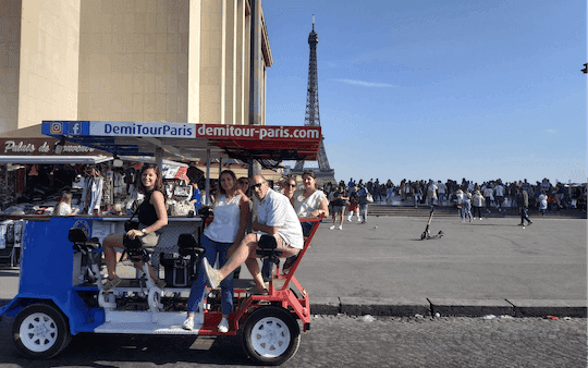 Beer Bike Bar tour of Paris