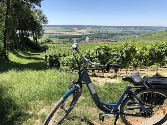 Full-day e-bike tour in Champagne and lunch