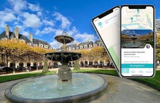 Le Marais hidden treasures tour with guide on your smartphone