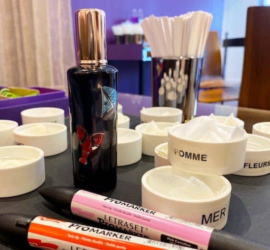 Le Petit Parfumeur workshop for kids at Molinard Nice