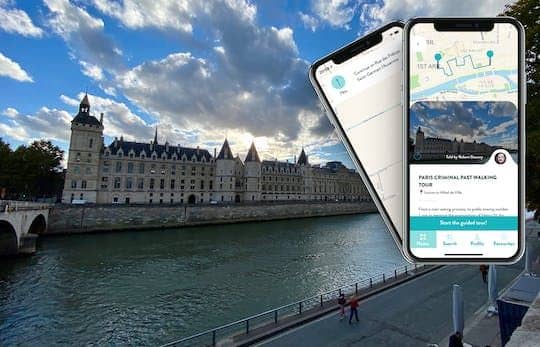 Paris criminal past tour with guide on your smartphone