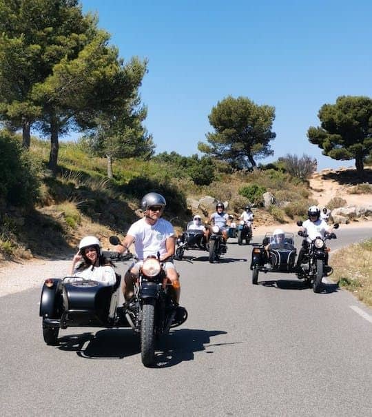 Retro side-car wine tour of Cassis & Bandol from Marseille