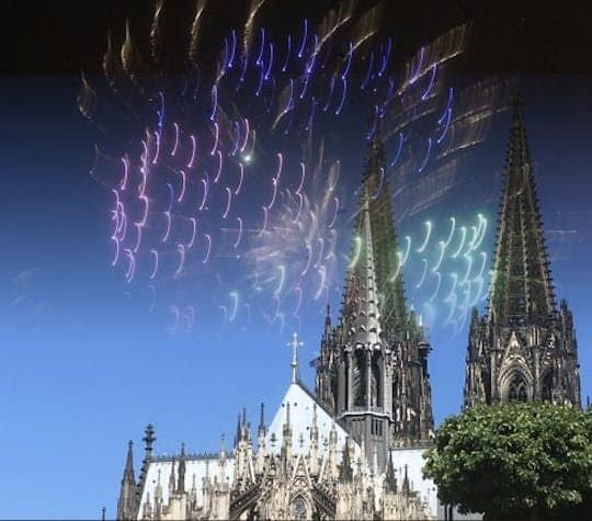 City rally in Cologne Et hillije Köln