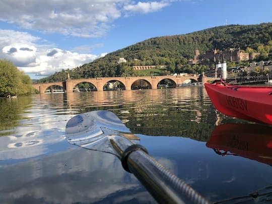 Guided kayak tour on the Neckar in Heidelberg