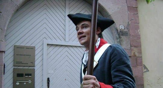 Nightwatchman walking tour through Heidelberg