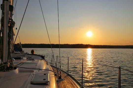 Sunset Sailing from Bad Saarow near Berlin