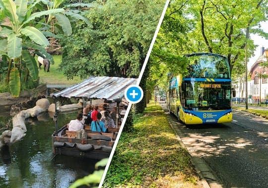 สวนสัตว์ไลพ์ซิกและทัวร์ Hop-on Hop-off ด้วยรถบัส