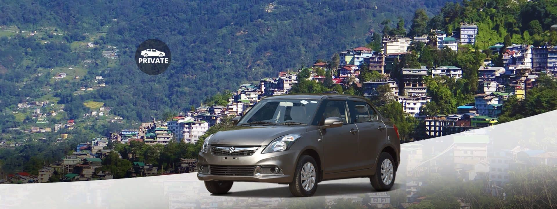Gangtok Private Car Charter (4, 8, or 12 Hours)