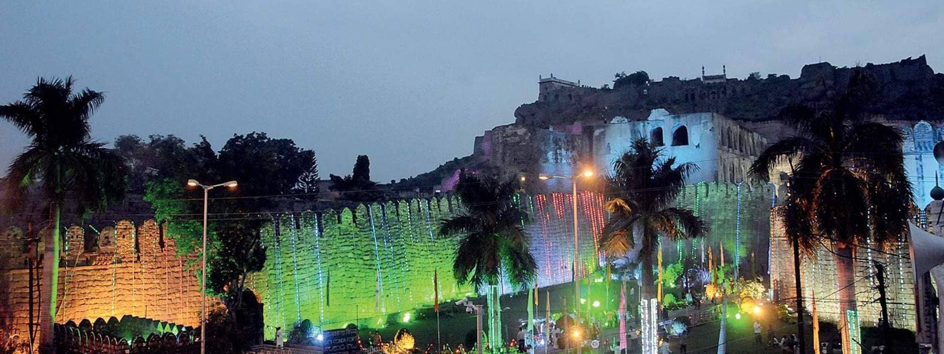 Hyderabad Golconda Fort Tour With Light and Sound Show