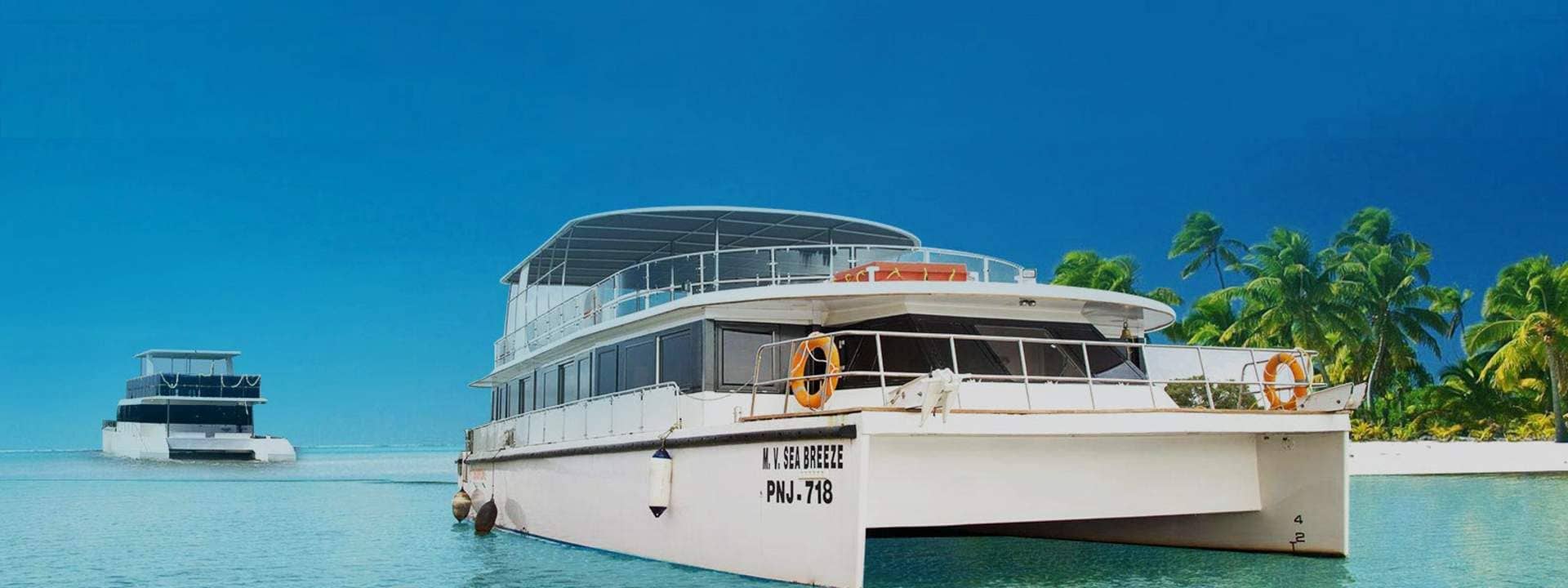 Mandovi River Party Cruise with Island Hopping in Goa