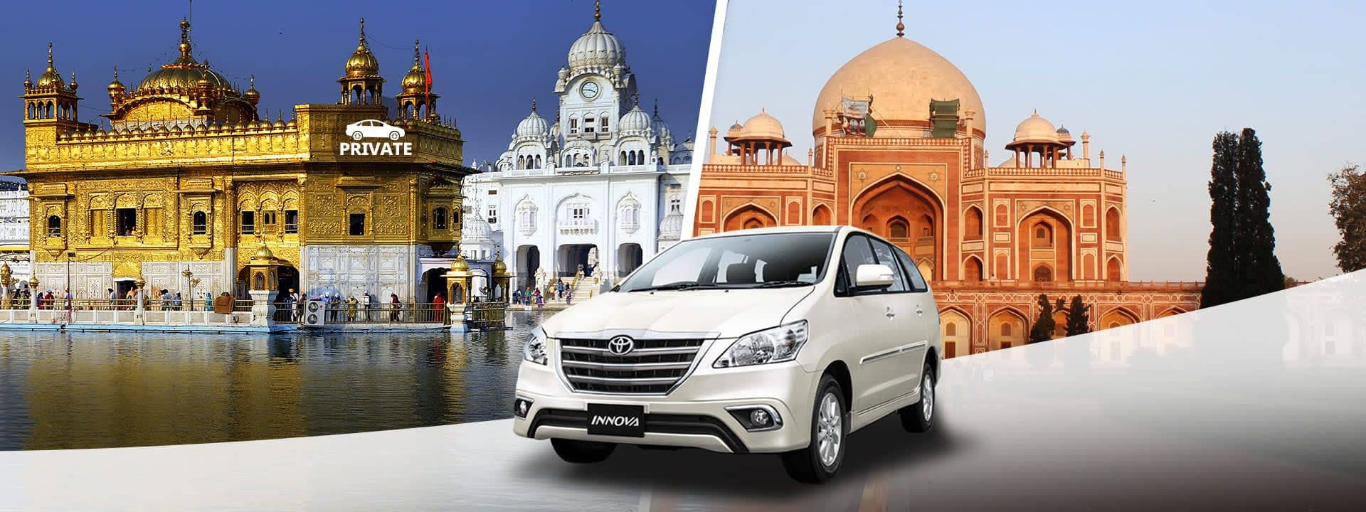 Private City Transfers between Amritsar and Delhi, Chandigarh, Jalandhar & More