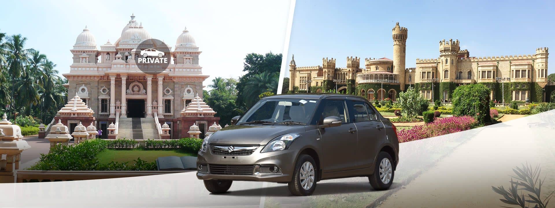 Private City Transfers between Chennai and Bangalore, Auroville, Pondicherry & More